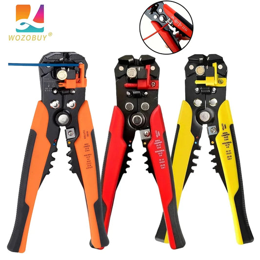 Crimper Cable Cutter Adjustable Automatic Wire Stripper Multifunctional Stripping Crimping Pliers Terminal Hand Tool