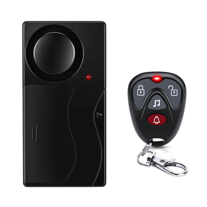 Camluxy Anti-Theft Alarm 110db Loud Door and Window Alarm Wireless Vibration Alarm with Remote Control Bicycle Security Sensors