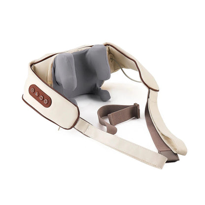 Foreverlily 26W Brushless Motor Neck and Shoulder Massager, Wireless Shoulder and Back Kneading Massage Shawl, Neck Masajeador