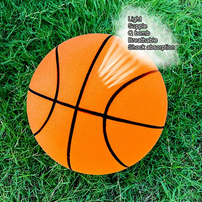 Mute Silent Basketball Diameter 18/21/24 CM Indoor Silent Skip Ball Squeezable Silent Child Sports Toy Game Bounce Basketballs