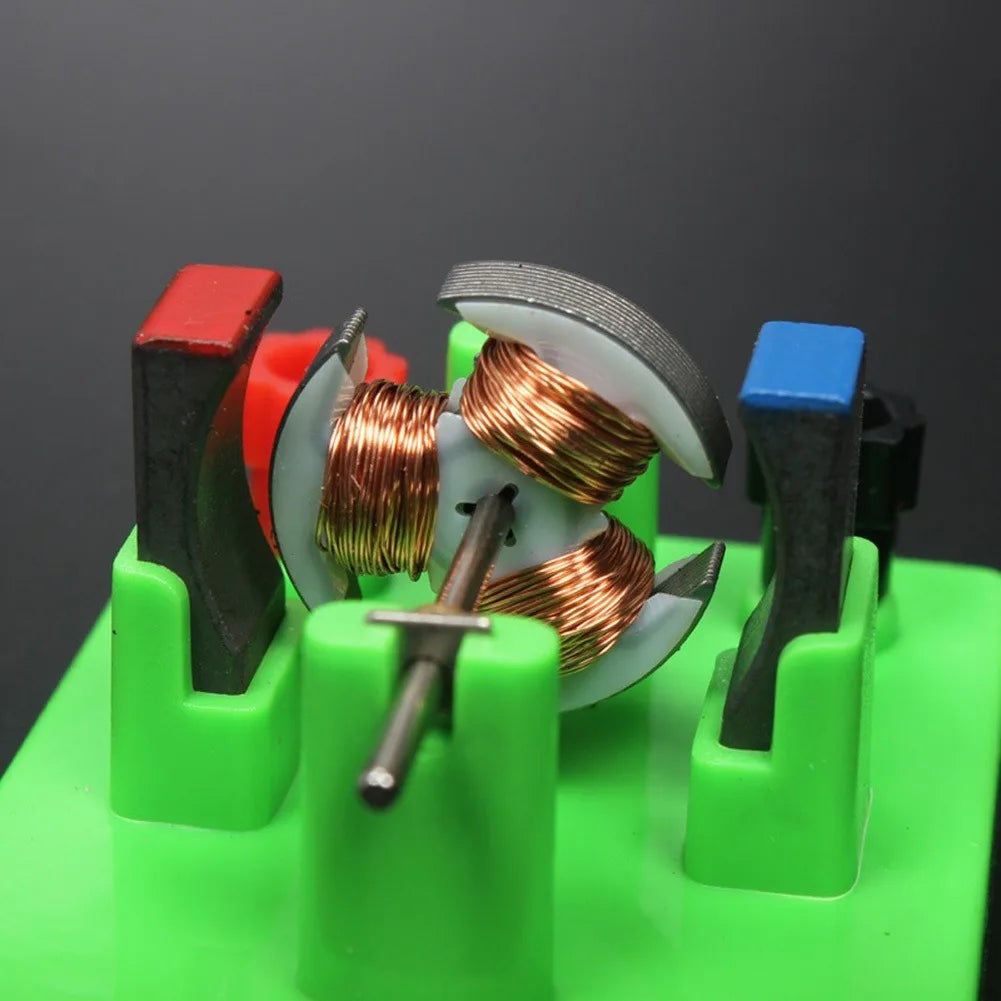 DIY DC Electric Motor Model Physics Experiment Aids Educational Students Toy