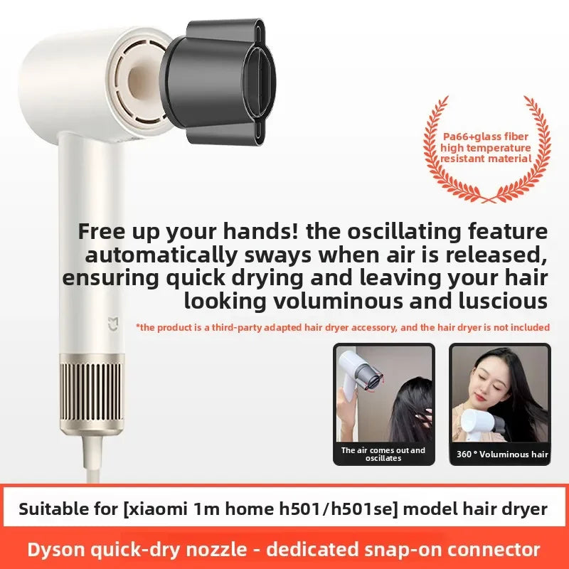 H501/H501SE for Xiaomi Mijia Hair Dryer Drying Styling Nozzle Accessories