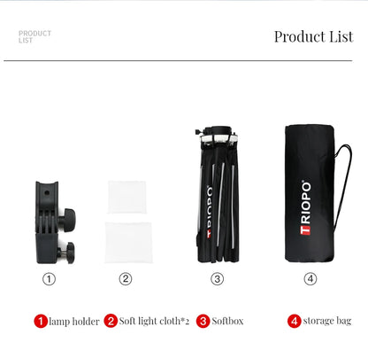 Softbox, Octagon Umbrella Light Box For Godox AD200 V1 Speedlite Flash Light, Photography Photo Studio, Triopo