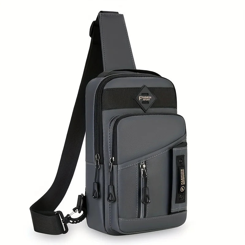 New Men Shoulder Bags Chest Bag Multifunctional Crossbody Bags Travel Sling Bag