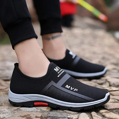 Summer Mesh Men Shoes, Lightweight Sneakers, Men Fashion Casual Walking Shoes, Breathable Slip-on Mens Loafers, Zapatillas Hombre