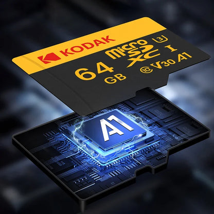 KODAK 100% Original Micro sd Card 32GB 64GB 128GB 256GB Microsd Memory Card Class10 SDXC U3 4K TF Card for Drone Phone