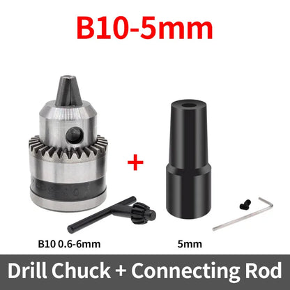 1PCS JT0 B10 B12 0.6-6mm 0.3-4mm 1.5-10mm Drill Chuck Adaptor Connecting Rod Shaft Sleeve Steel Copper Coupling 4/5/6/8/10/12mm