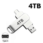 16TB Flash Drive USB 3.2 High Speed Metal Transfer Waterproof C Disk Type-C Large Storage for Phone Computer PC Data New 2026