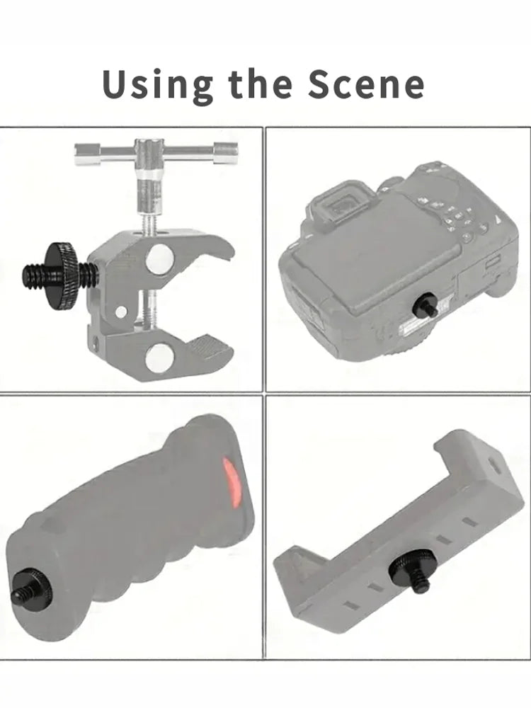 2/4pcs Universal Camera Conversion Screw 1/4 Male to 3/8 M4 M5 M6 M8 M10 Male Screw Tripod Monopod Mount Adapter Photography