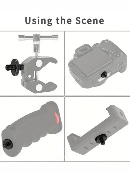 2/4pcs Universal Camera Conversion Screw 1/4 Male to 3/8 M4 M5 M6 M8 M10 Male Screw Tripod Monopod Mount Adapter Photography