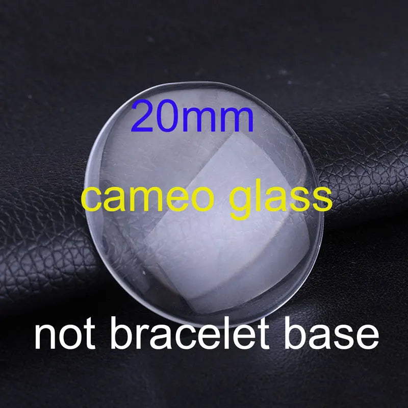 4Pcs/lot, Stainless Steel Cabochon Bracelet Base, 20mm Cameo Settings Bracelets, Bezel Blanks, DIY Jewelry Making Bracelet Findings