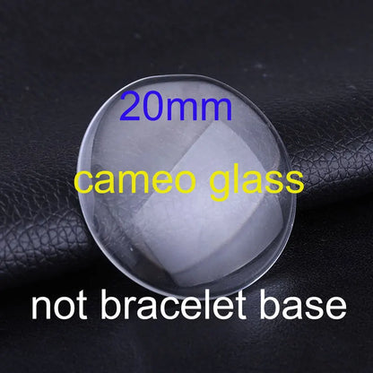 4Pcs/lot, Stainless Steel Cabochon Bracelet Base, 20mm Cameo Settings Bracelets, Bezel Blanks, DIY Jewelry Making Bracelet Findings