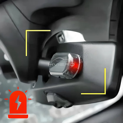 1Pcs Car Fake Security Light Solar Powered Simulated Dummy Alarm Wireless Warning Anti Theft Caution Lamp LED Flashing Imitation