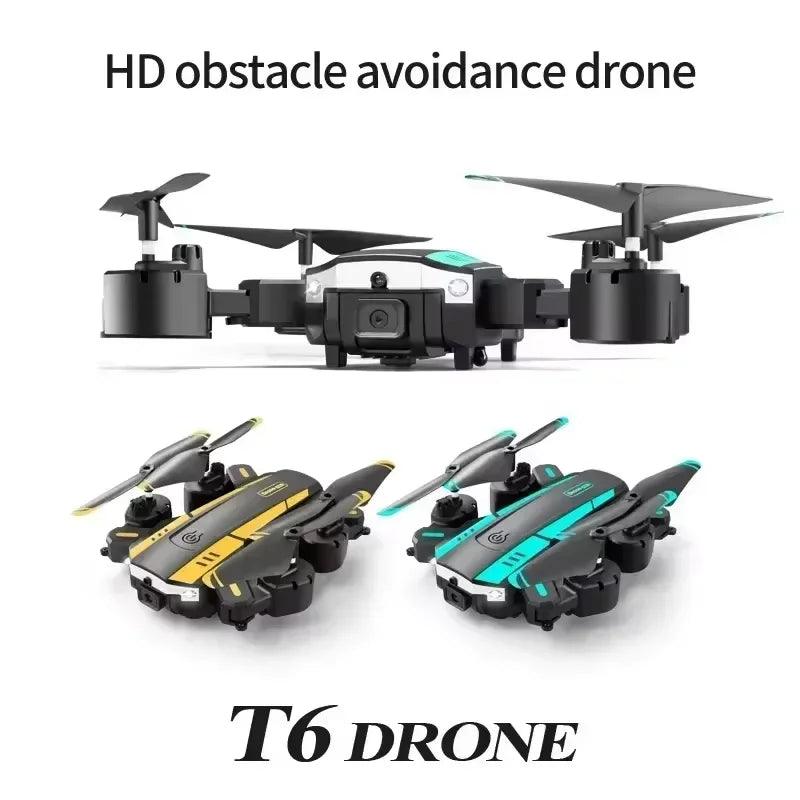 T6 Drone 8K Profesional 4K HD GPS Camera Obstacle Avoidance Aerial Photography Optical Flow Foldable Quadcopter 1KM Universal