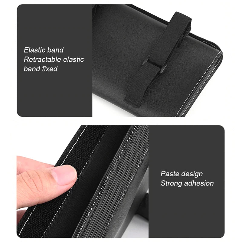 Elegant & Convenient Car Tissue and Mask Holder: Universal Sun Visor Attachment, Hygiene On-The-Go, Enhances Interior Decor