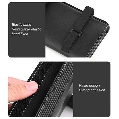 Elegant & Convenient Car Tissue and Mask Holder: Universal Sun Visor Attachment, Hygiene On-The-Go, Enhances Interior Decor