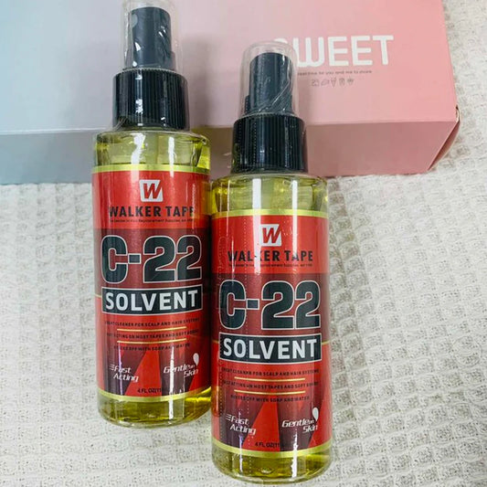 C-22/bottle Solvent Spray Remover for Lace Wigs Toupee, Adhesive Removers, Wig Glue Remover for Tape Hair Extensions