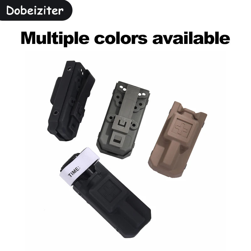 Outdoor EMT Tourniquet Nylon Storage Box Simple Medical Equipment Supplies Accessory Molle Survival Kit Gear Tool Bag