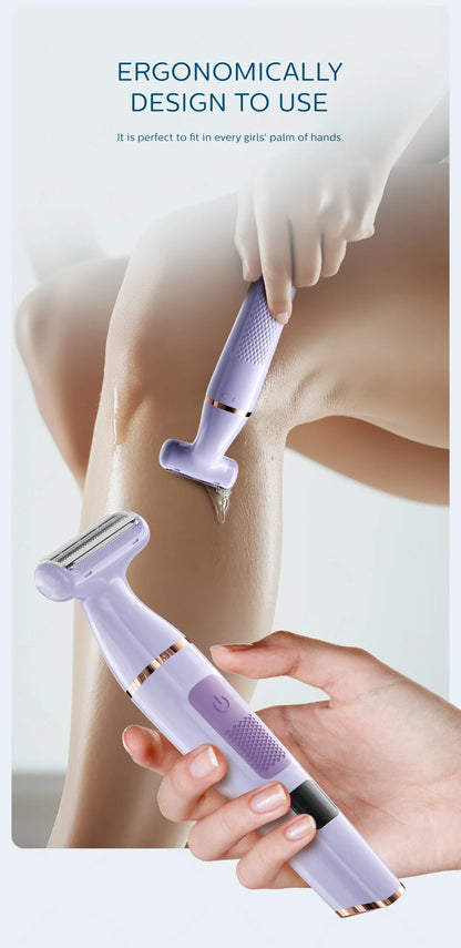 ENCHEN A1 Hair Trimmer For Lady Wet&Dry Suitable For The Whole Body Type-C Fast Charge 3-IN-1 Smooth Painless Detachable Blade