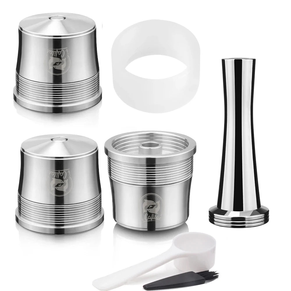 ICafilas Reusable Coffee Capsule Pod For illy X7.1 illy Y5 Machine Stainless Steel Refillable Coffee Maker Filter