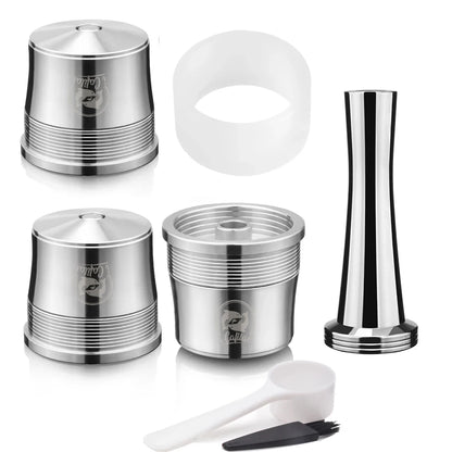 ICafilas Reusable Coffee Capsule Pod For illy X7.1 illy Y5 Machine Stainless Steel Refillable Coffee Maker Filter
