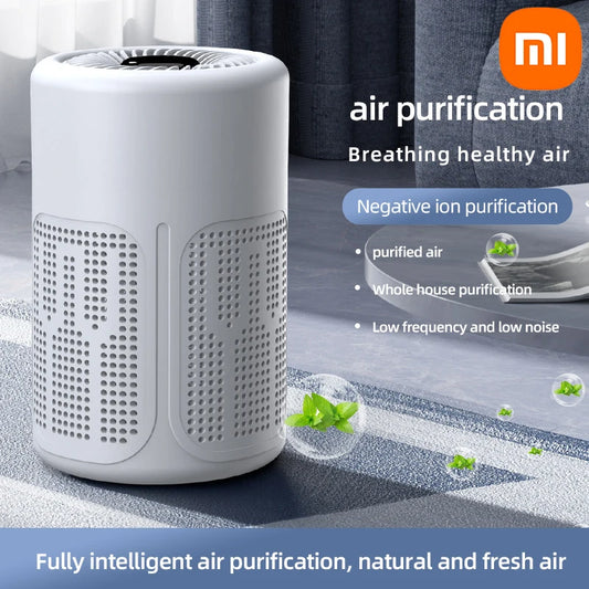 Mini Desktop Air Purifier, HEPA Filter With Negative Ion Technology Eliminates Formaldehyde Odors Smoke And Dust Particles, Xiaomi