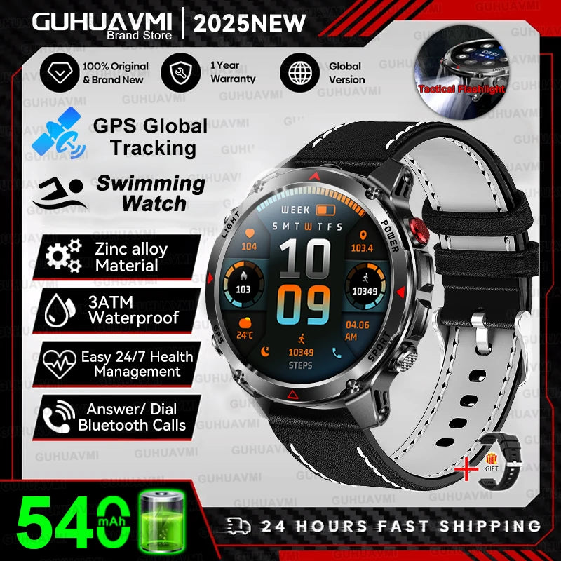 New Professional GPS Sports Smart Watch, Outdoor RIDE Run GPS track Swim Watchs Compass Altimeter, 3ATM Sports Bracelets, men, ladies