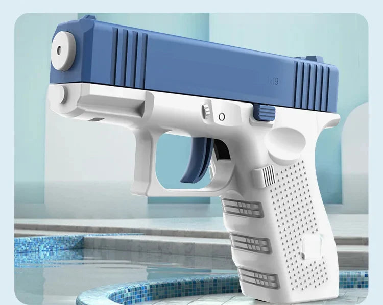 Summer Water Gun, Non-Electric, High-Pressure, Fully Automatic Shooting, Water Beach Toy Gun for Kids, Children, Boys, Girls