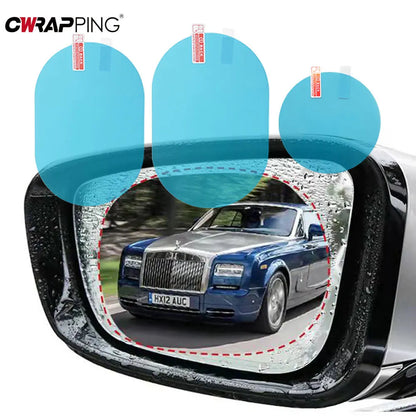 Car Rainproof Anti Fog Sticker, Car Rainproof Film, Clear Window Waterproof Film for Car Motorcycle, Mirror Film Accessories