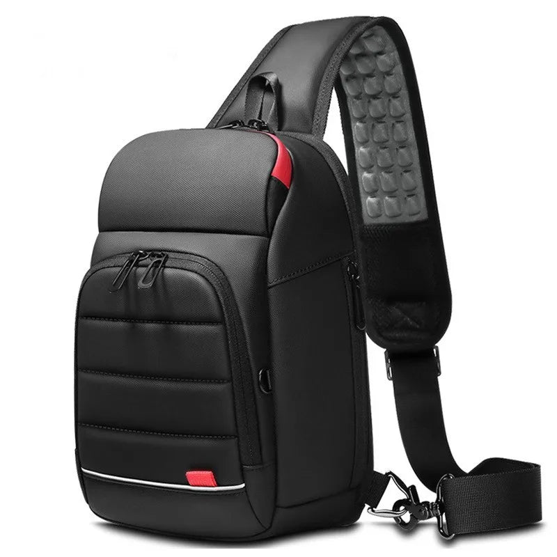 SWISS MILITARY Chest Bag Men's One Shoulder Crossbody Bag Large Capacity Outdoor Sports And Leisure Fashion Small Shoulder Bag