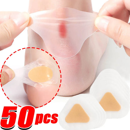 10-50PCS Silicone Gel Shoes Stickers Pain Relief Patch Liner High Heel Sticker Feet Care Adhesive Hydrocolloid Pads Cushions