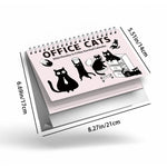 1PC 2026 Calendar, Cute Cat Illustrations Desktop Calendar, Cat Theme, 12-Month Planner, Perfect Gift for Birthdays & Holidays