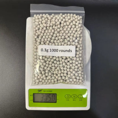 1000 Rounds Airsoft BBs 6mm 0.25g/0.3g Paintball BB Bullets Strikeball for Airsoft Shooting Practice Plastic Ammunition