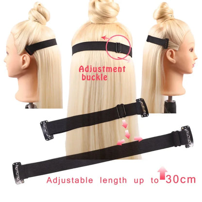 Portable Facelift Bands, Adjustable Invisible Eyebrows and Eyes lift, Reusable women Elastic Stretching Strap Hairpin Hair Holder