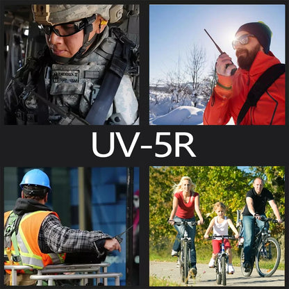 Walkie Talkie, UV 5R 5W 8W Dual Band Ham Two Way Radio, Vhf Uhf FM Radio, Handheld Transceiver, Hunting 16KM, BAOFENG