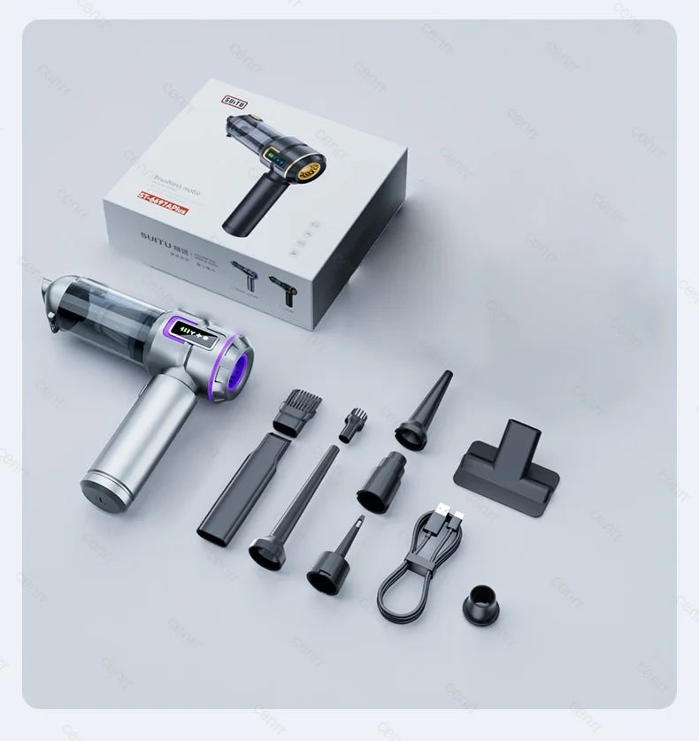 NEW Car Vacuum Cleaner, 998000PA Mini Cordless Powerful Portable Car Vacuum Cleaner for Home, Handheld Blower Car Cleaner