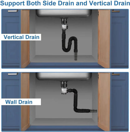 Universal Bathroom Washbasin Anti Blockage Drain Pipe Flexible Stretchable Deodorant Strainer Pipeline Accessories