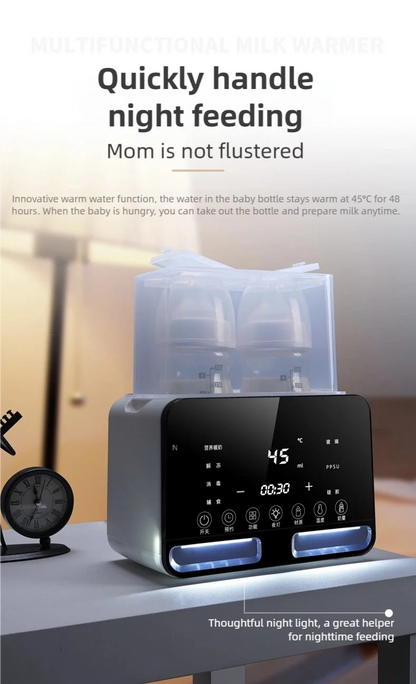 TINSOL Smart Milk Warmer Baby Bottle Thermos Multi-functional Quick Baby Products Breastmilk Warmer Bottle Sterilizer