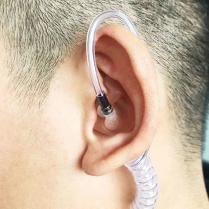 2Pcs Ear Molds Soft 2-Way Radio Earmold Replacing Earpiece Insert for Acoustic Coil Tube audio kits Headphone Accessories