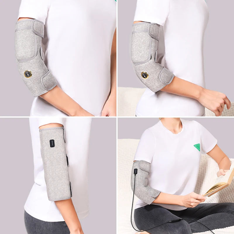 Red Light Therapy Heated Elbow Sleeve | Relieves Joint & Arm Pain, Arthritis | Heating & Massage Function Relieves Arm Numbness