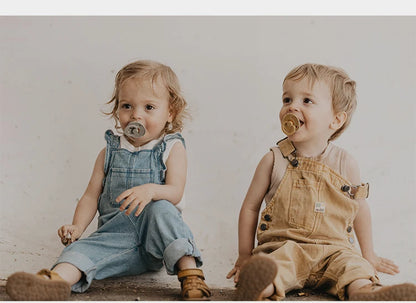 Silicone Baby Pacifier, Food Grade Silicone, Newborn Soother Solid Color Dummies Silicone Nipple For Bebe, 2PCS, Modabebe