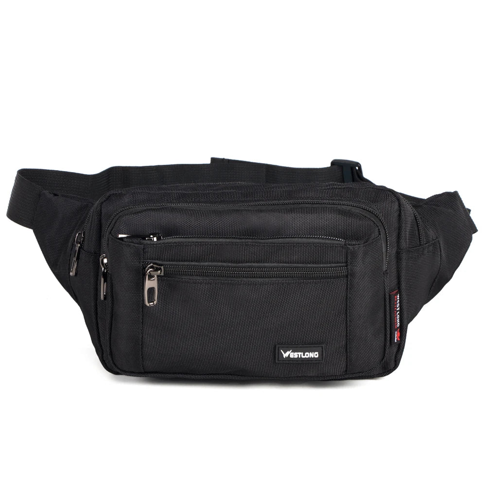 Waist Pack, Casual Functional Fashion Men Waterproof Fanny Pack, Women Belt Bum Bag, Male Phone Wallet Pouch Bags, Unisex 98011