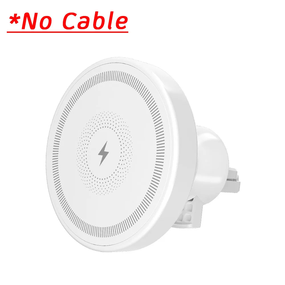 Car Phone Holder Magnetic Wireless Charge Cellphone Bracket For iPhone Magsafe 16 15 14 13 12 Fast Charging Air Vent Stand Mount
