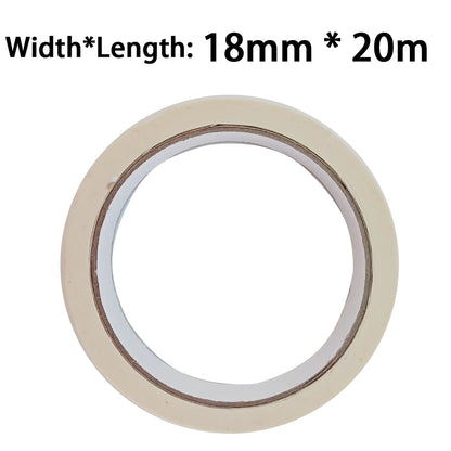 Cinta de carrocero blanca de 20 m/50 m, grabable, selladora, autoadhesiva, impermeable para pintura artística, bocetos, coches, bricolaje, papel, material escolar