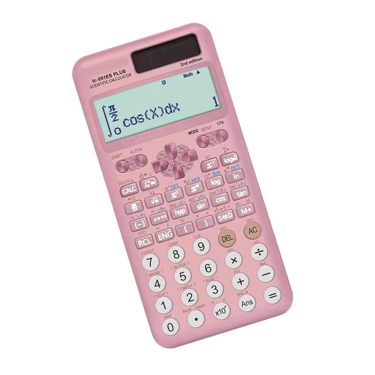 Scientific Calculators Math Calculator with 417 Functions 10+2 Digit Display Dual Power Supply Ideal for Teachers Students