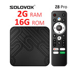 SOLOVOX Z8 Pro Android 12 Smart TV Box H618 Quad 2G 16G 4G 32G WiFi Bluetooth 5 Voice Assistant YouTube 8K Z8Pro Media Player