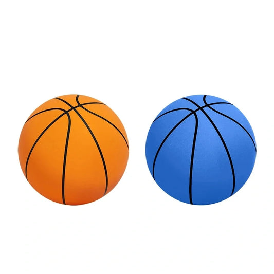 Foam Basketball, Kids Silent Basketball, Bouncing Mute Silent Ball, Bounce Squeezable Mute Bouncing Basketball