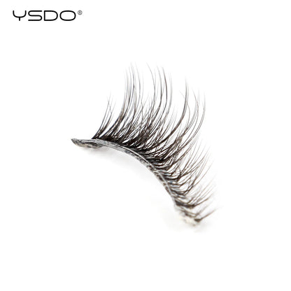 YSDO 5/10 Pairs Half Lashes Cat Eyelashes Soft Natural Clear Band False Lashes Natural Wispy Faux 3d Mink Eyelashes Makeup Tools