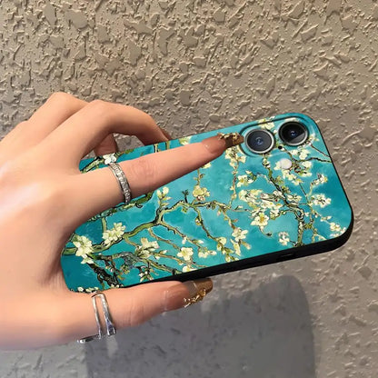 Soft Back Phone Cover Case for iPhone 7 8 12 11 15 Plus X XS XR SE 13 Mini 17 16 Pro Max 14 17Air Van Gogh