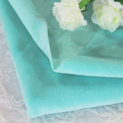 Big Size Solid Color Short Plush Velvet Fabric Super Soft Diy Handmade Home Textile Toy Apparel Cushion Pillow Blanket Material